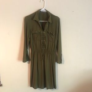 Olive Green Dress